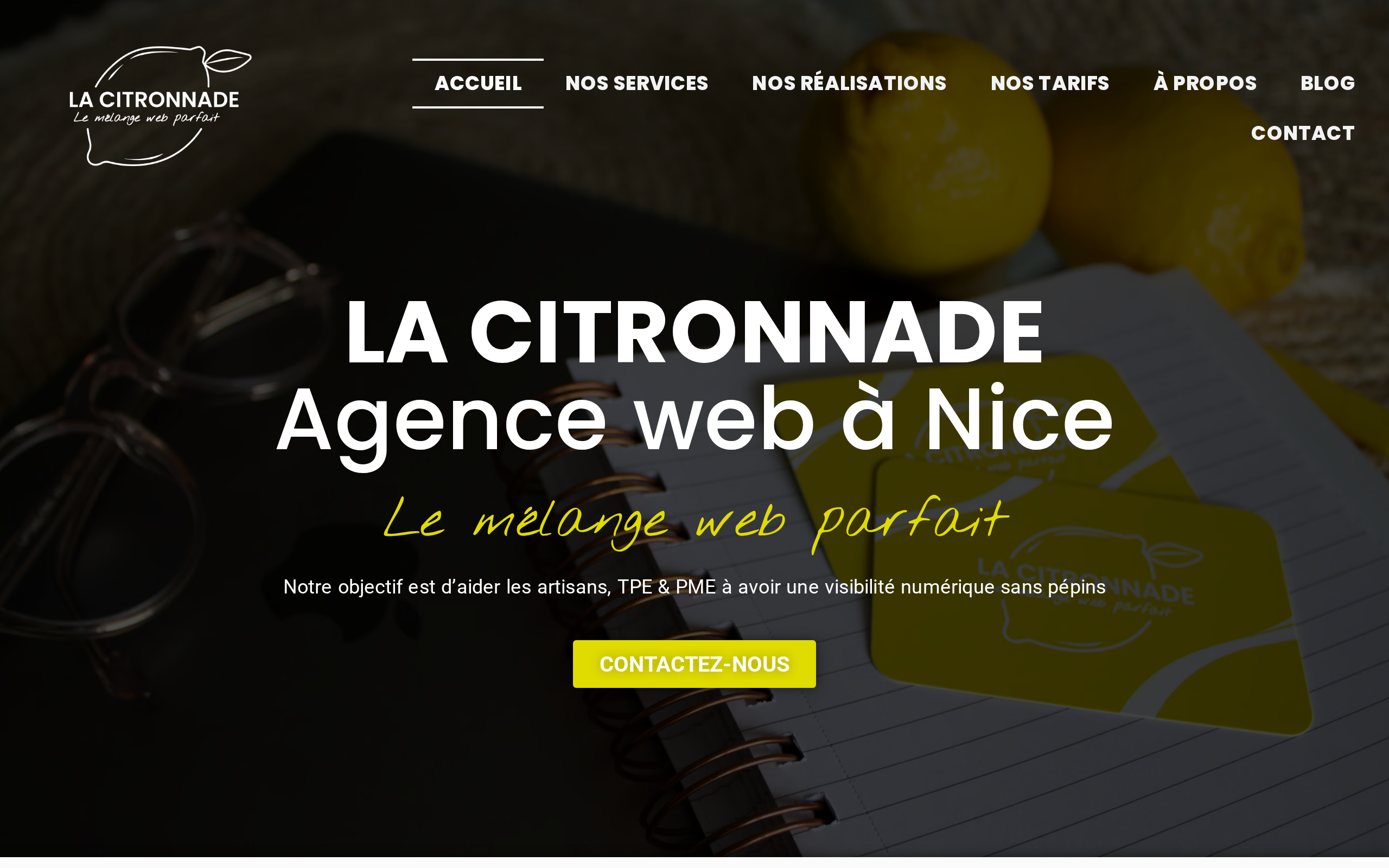 Aperçu du site Agence la Citronnade