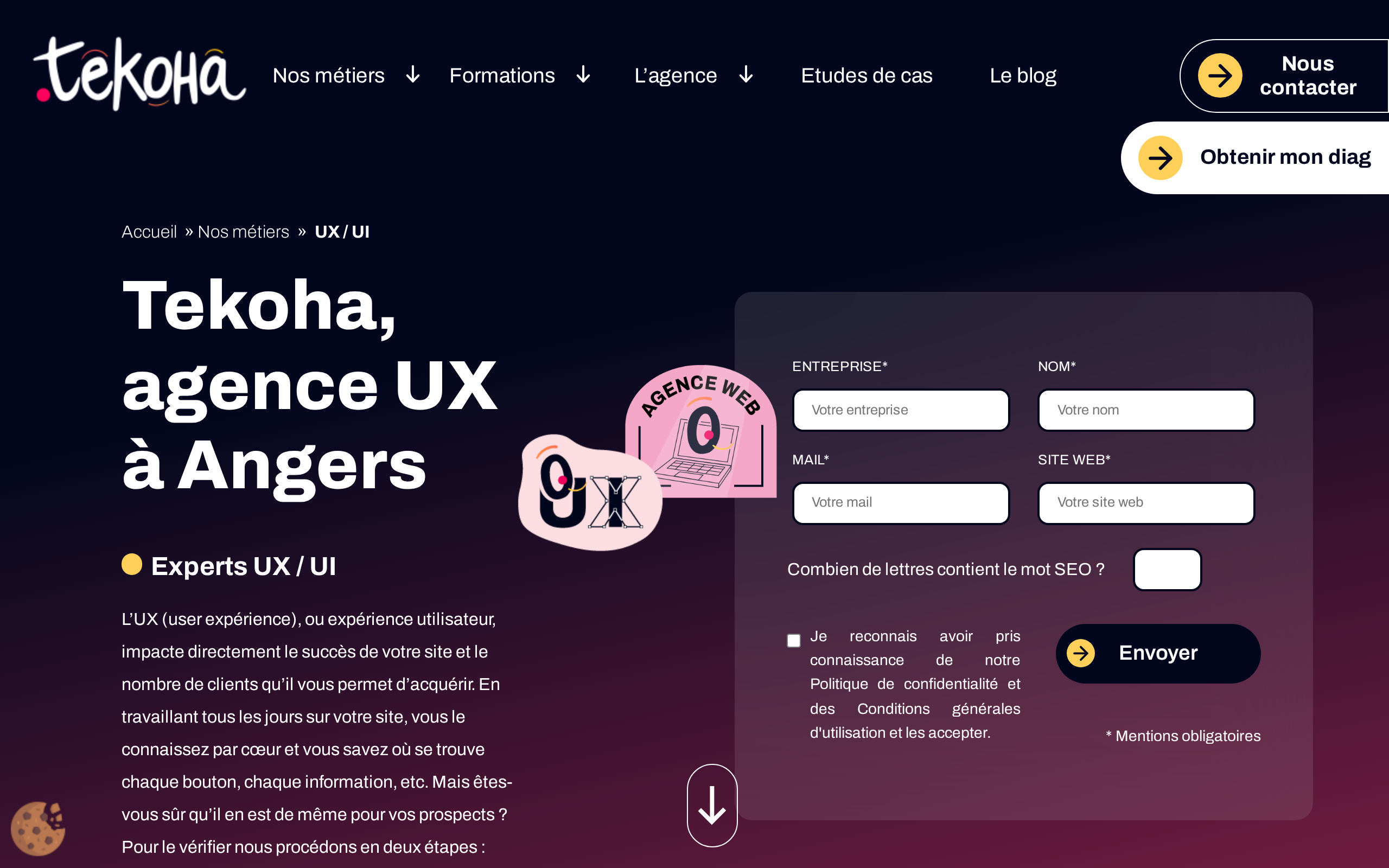 Aperçu du site Tekoha