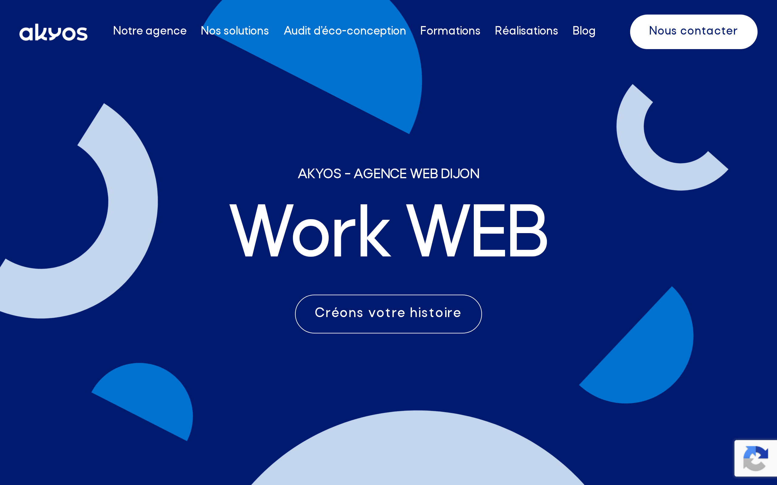Aperçu du site Akyos communication