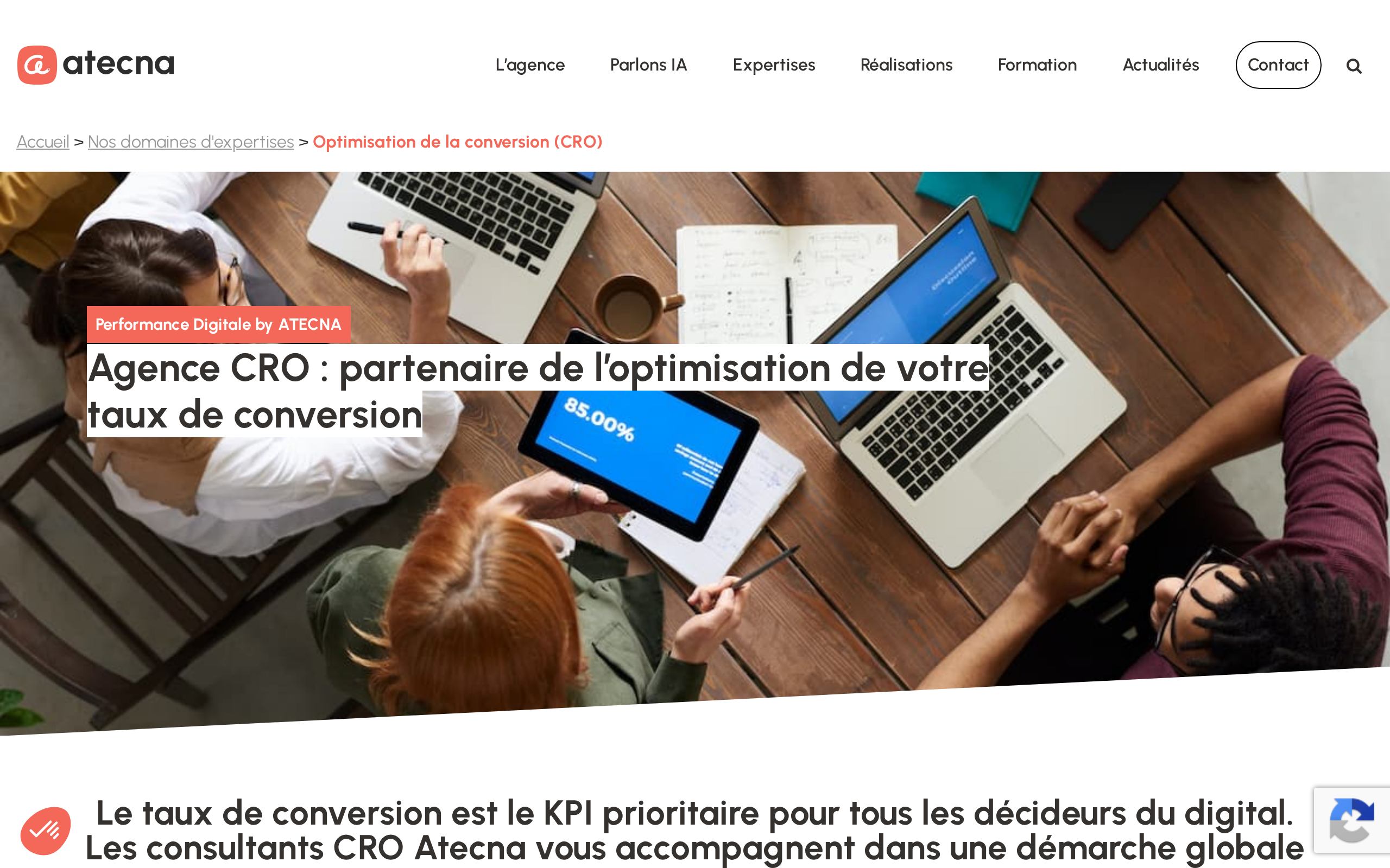 Aperçu du site Atecna