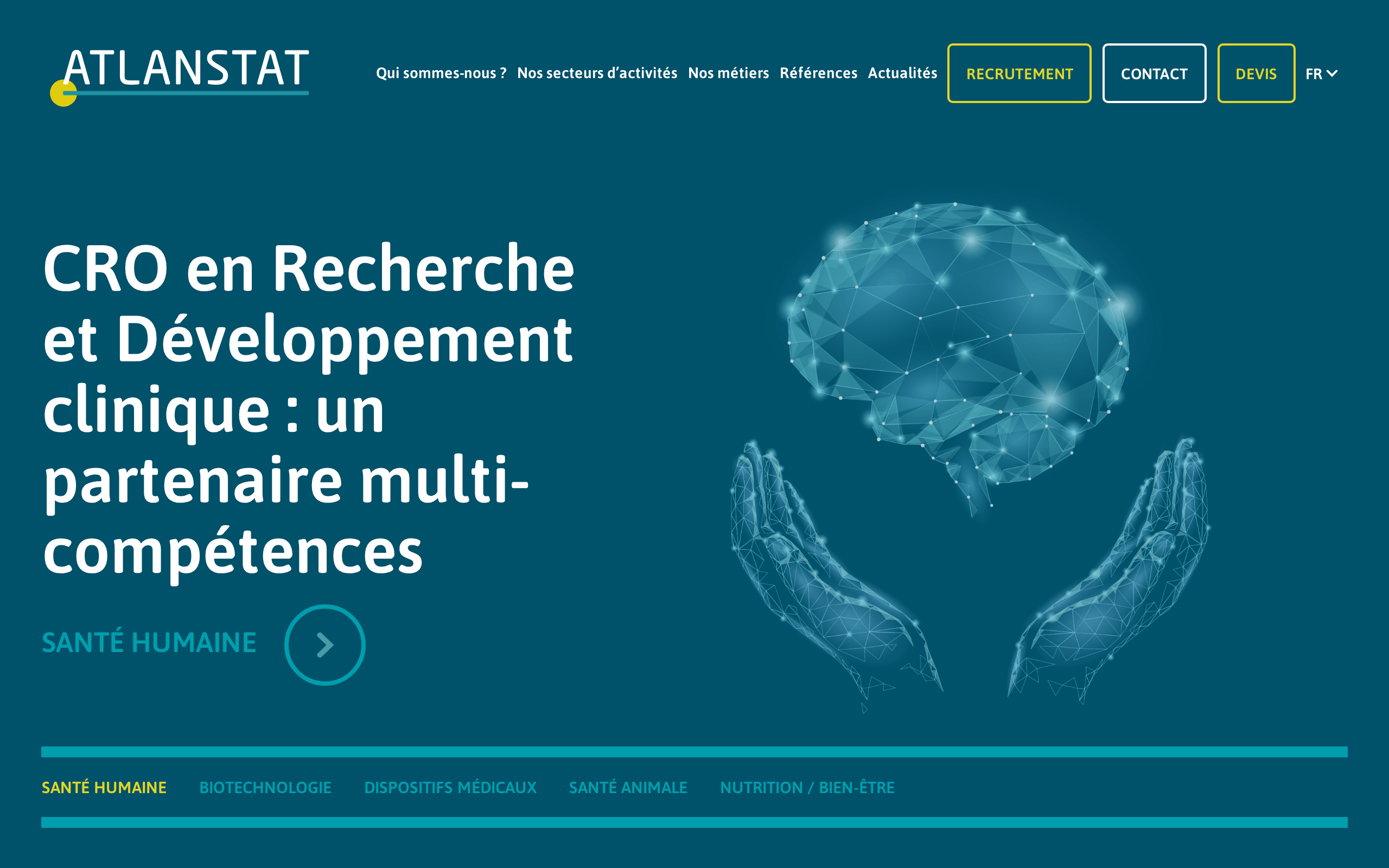 Aperçu du site ATLANSTAT