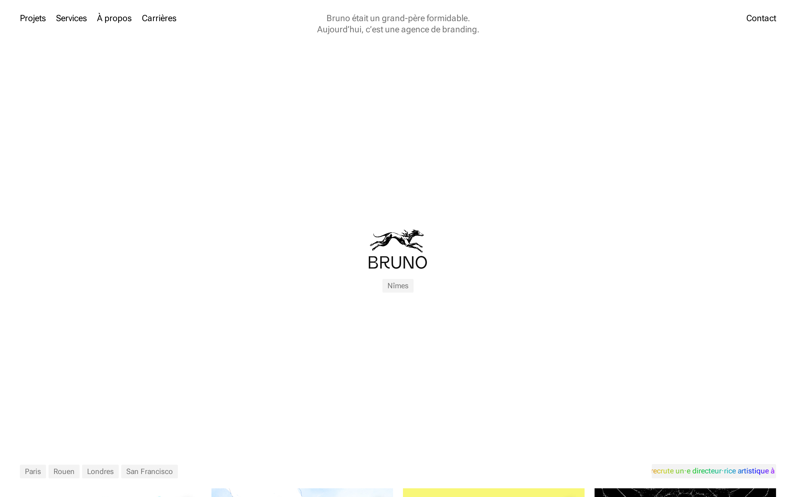Aperçu du site Bruno