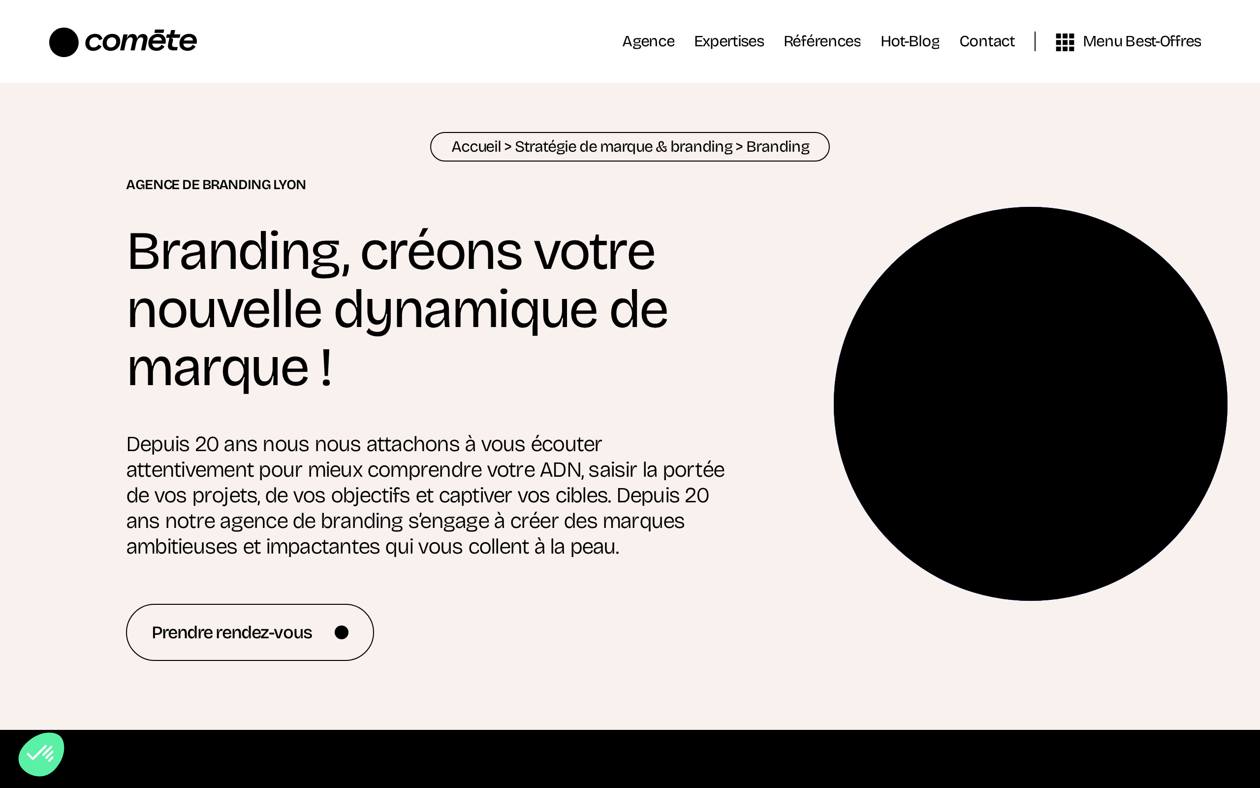 Aperçu du site Comète