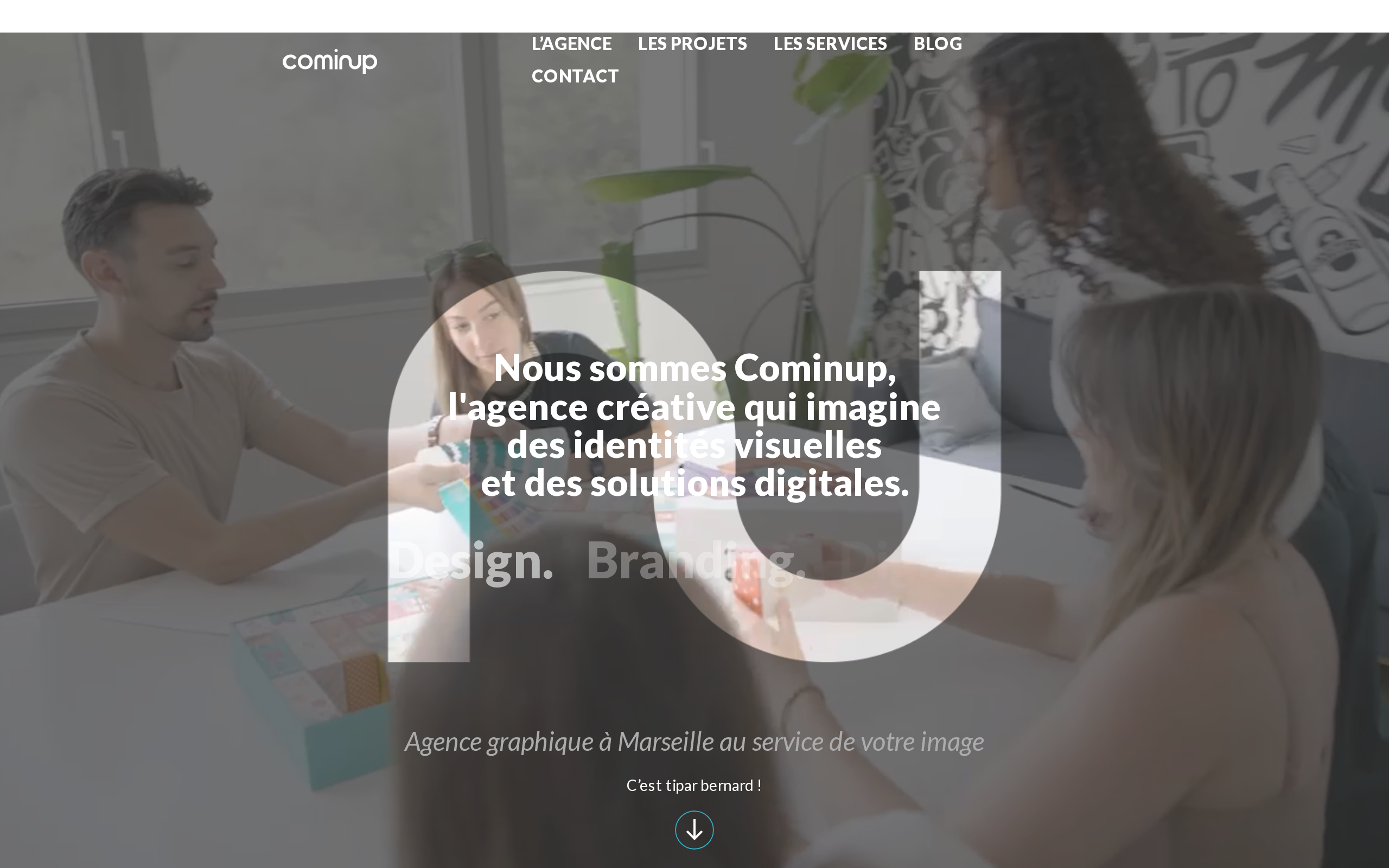 Aperçu du site Cominup