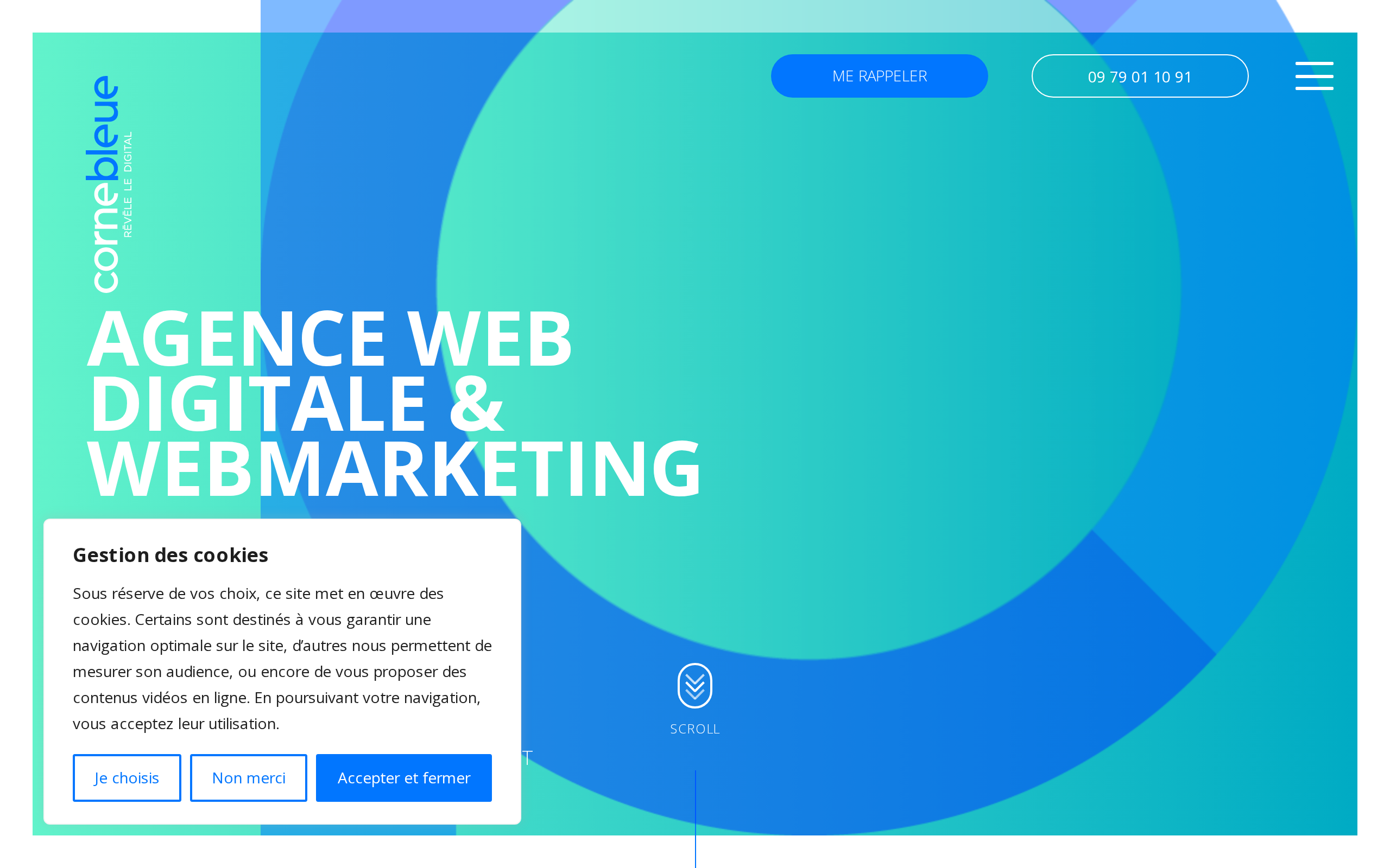 Aperçu du site Corne Bleue