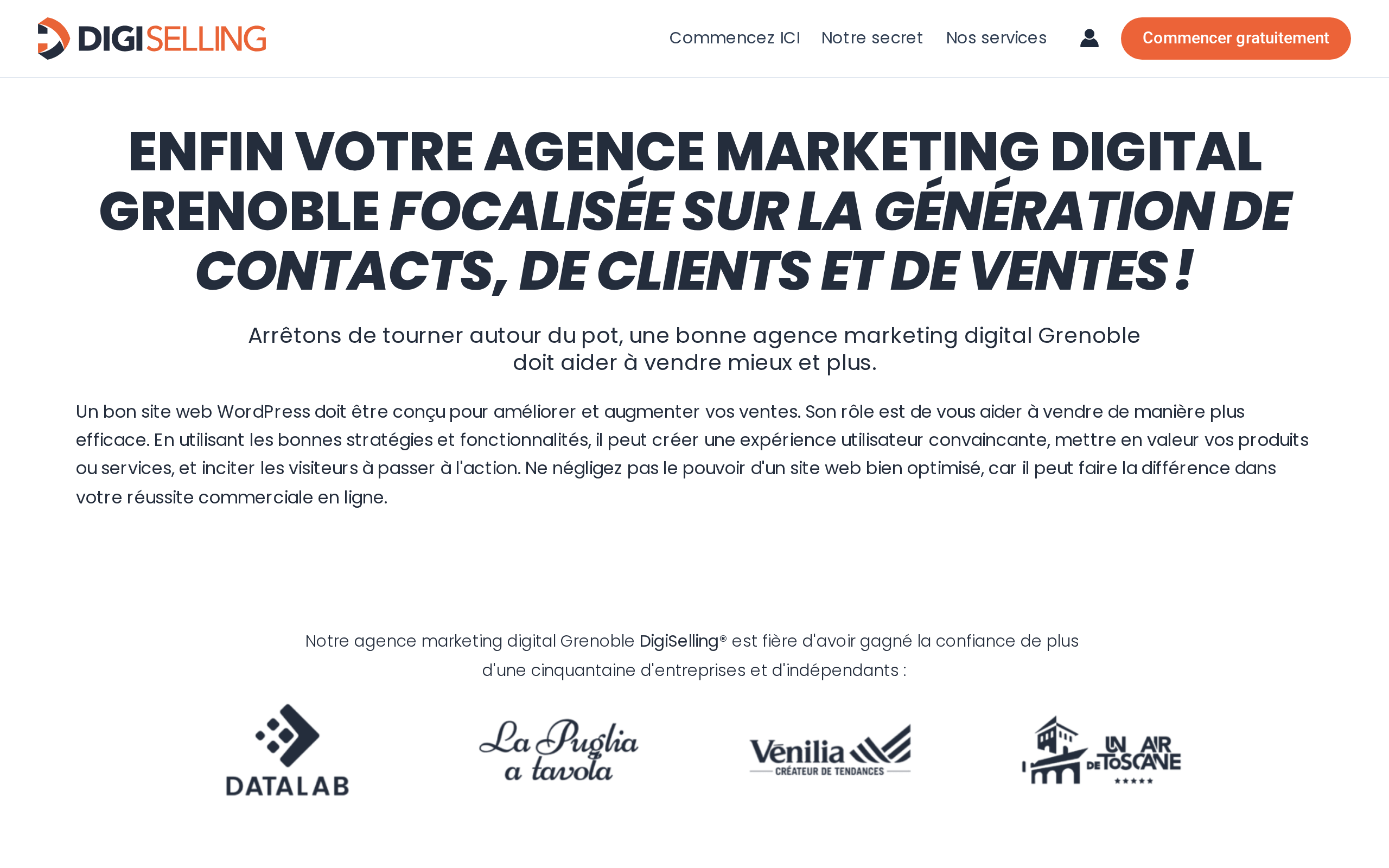 Aperçu du site DigiSelling
