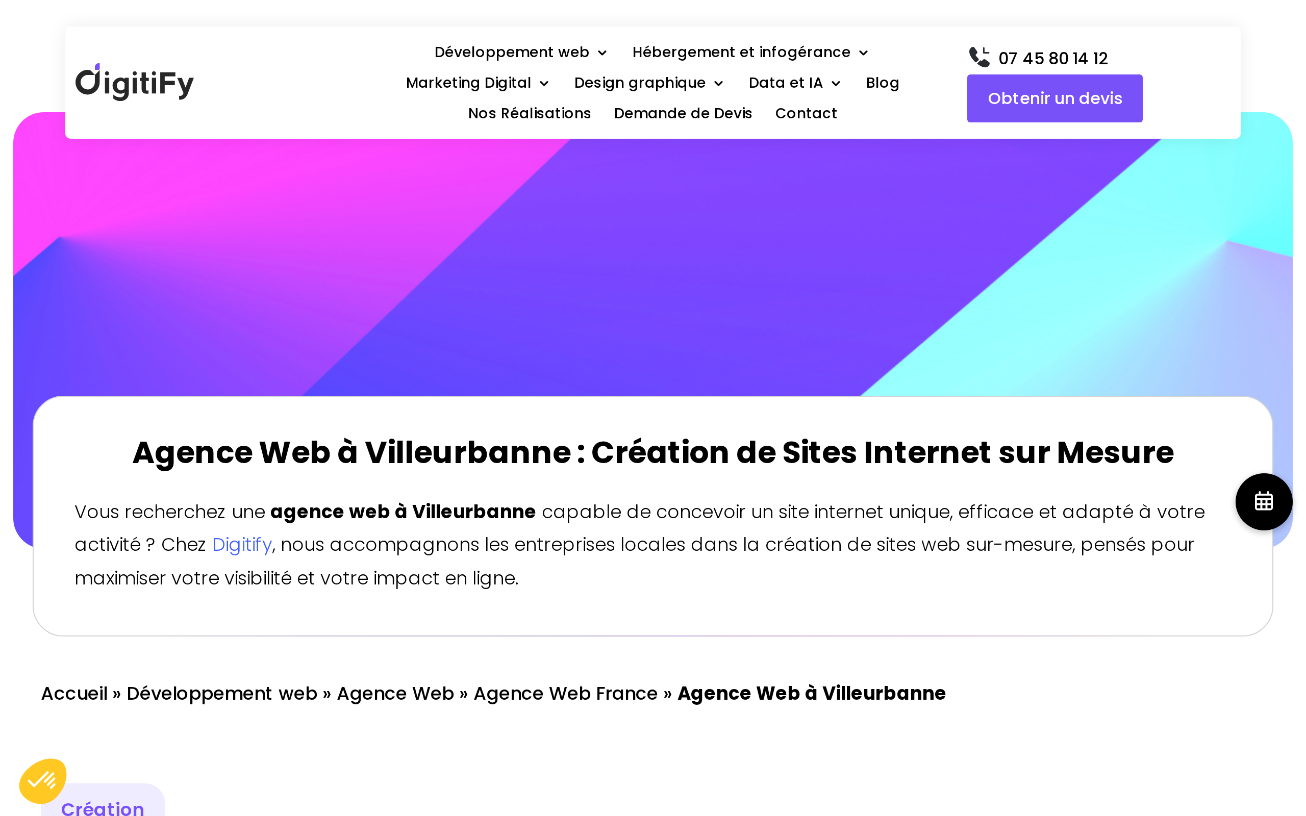 Aperçu du site Digitify