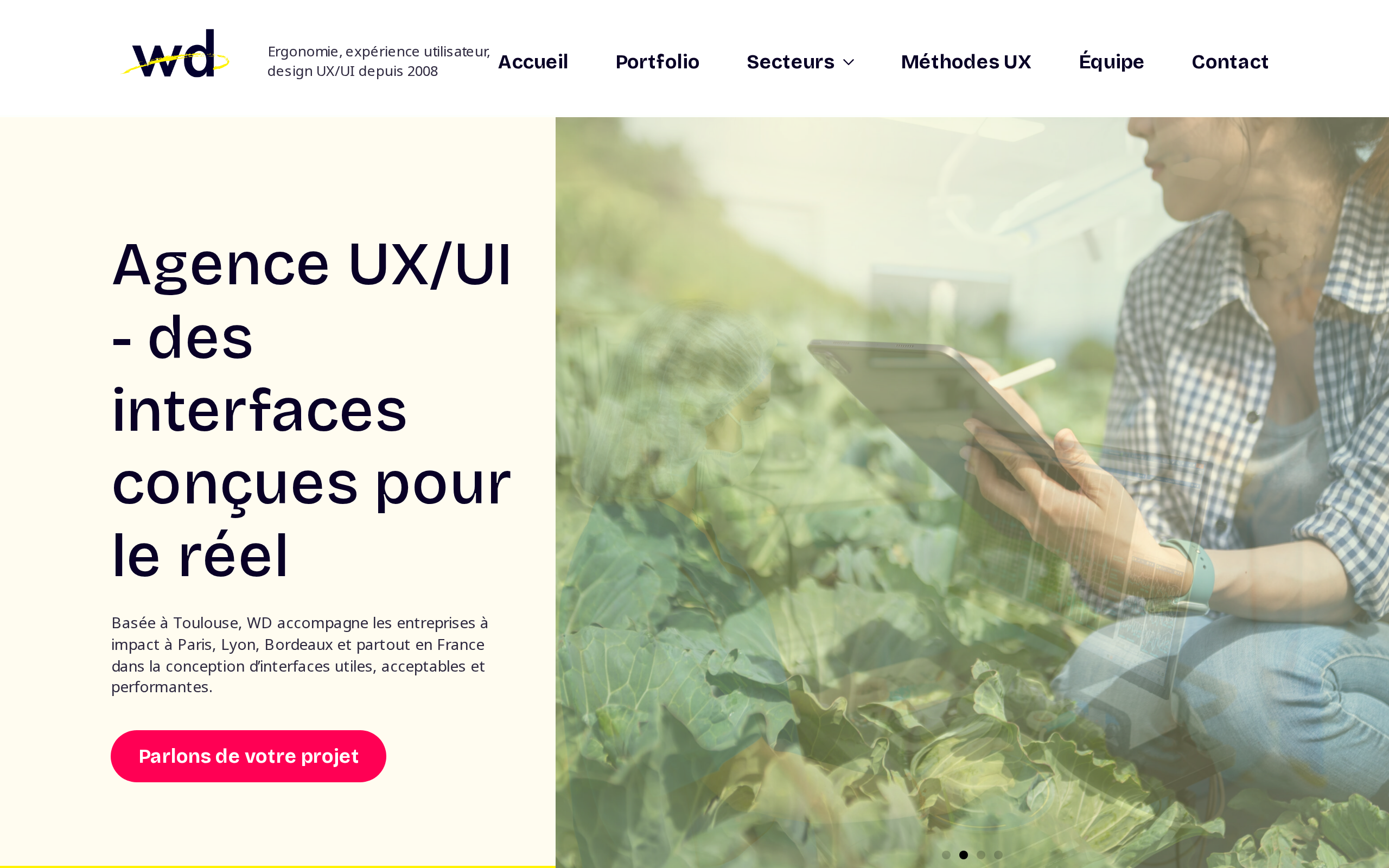 Aperçu du site WD
