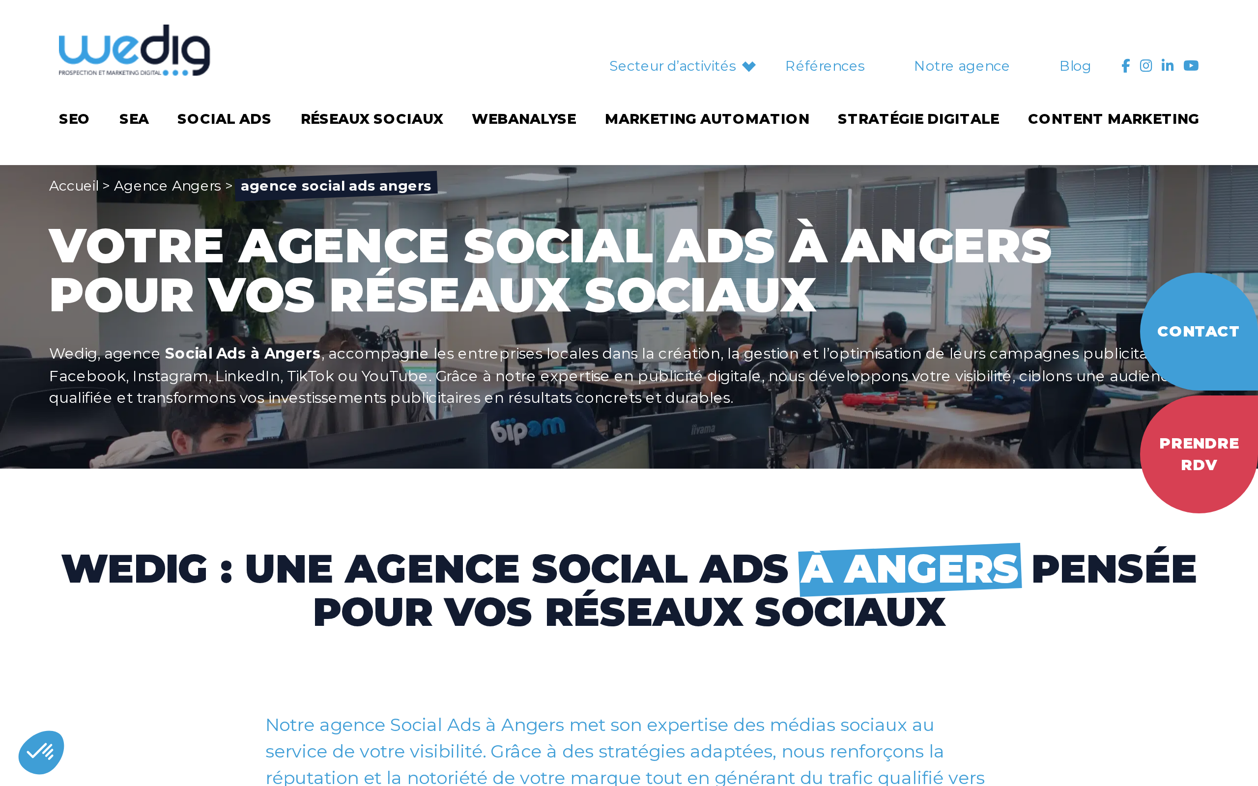 Aperçu du site Wedig