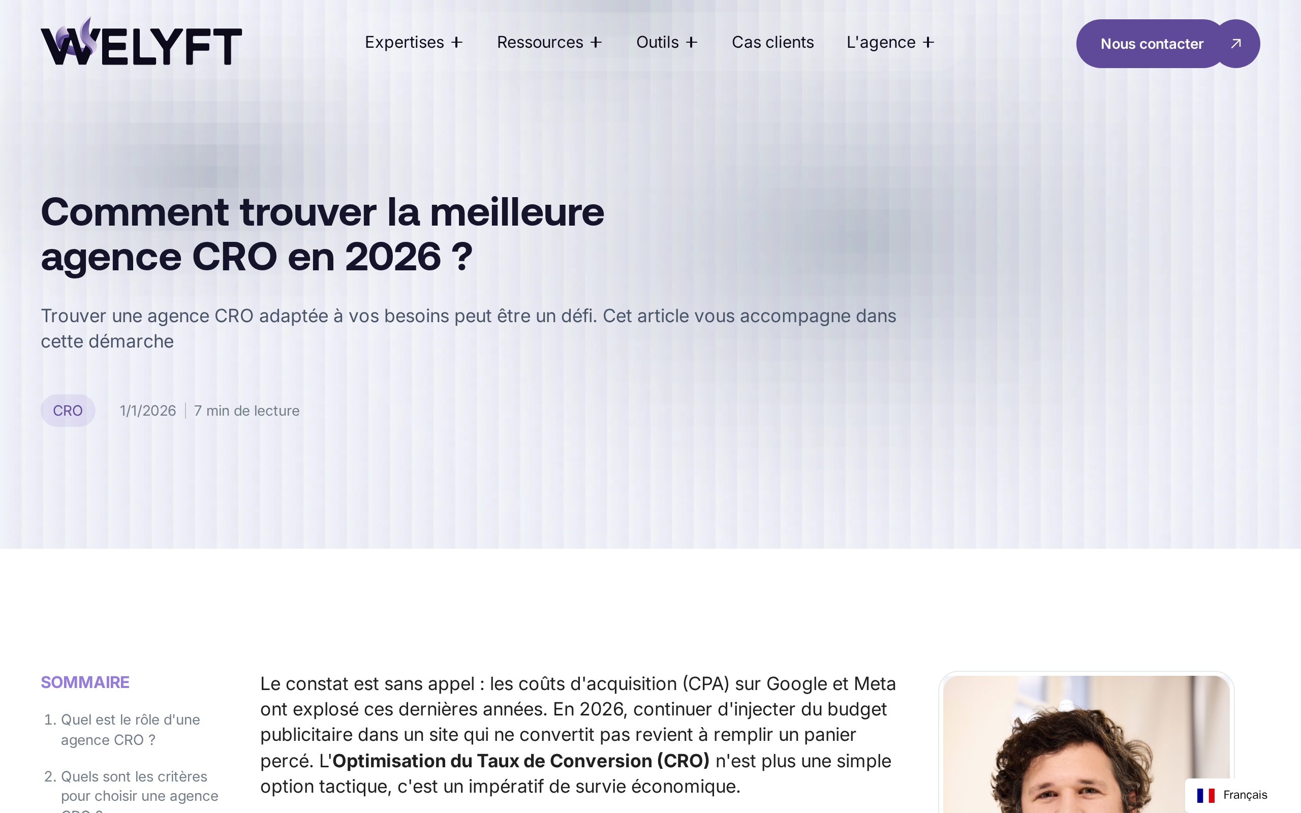 Aperçu du site Welyft