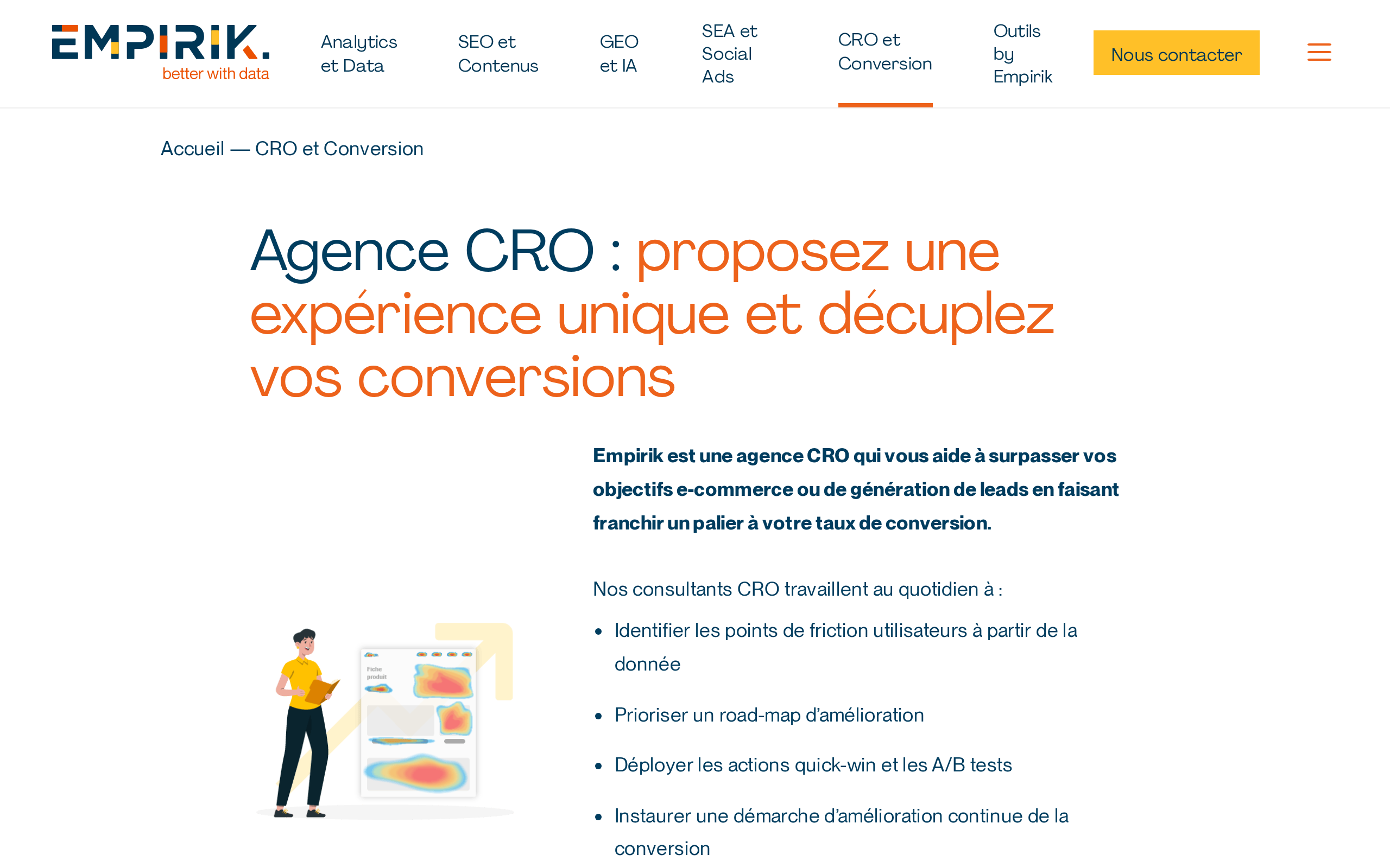 Aperçu du site Empirik