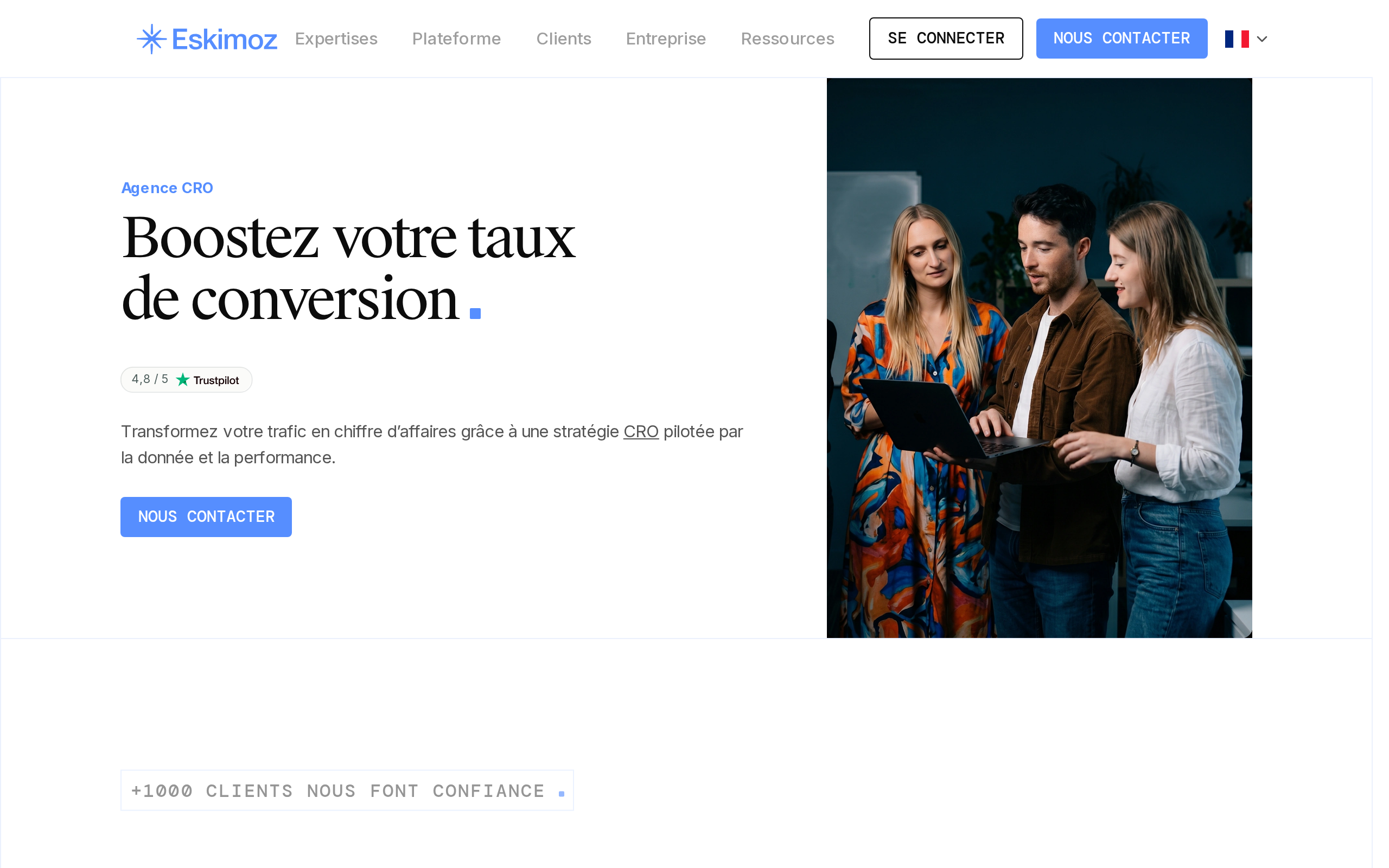 Aperçu du site Eskimoz