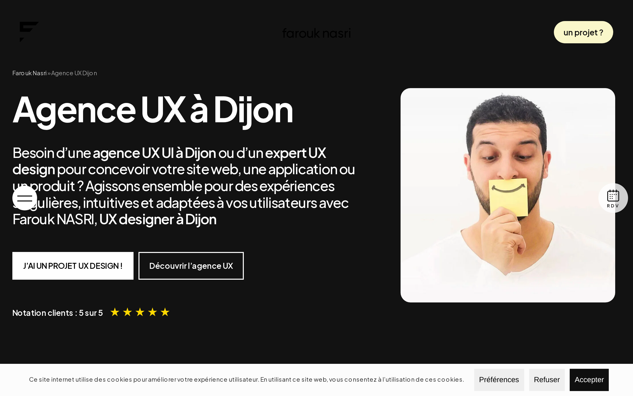Aperçu du site Farouk Nasri