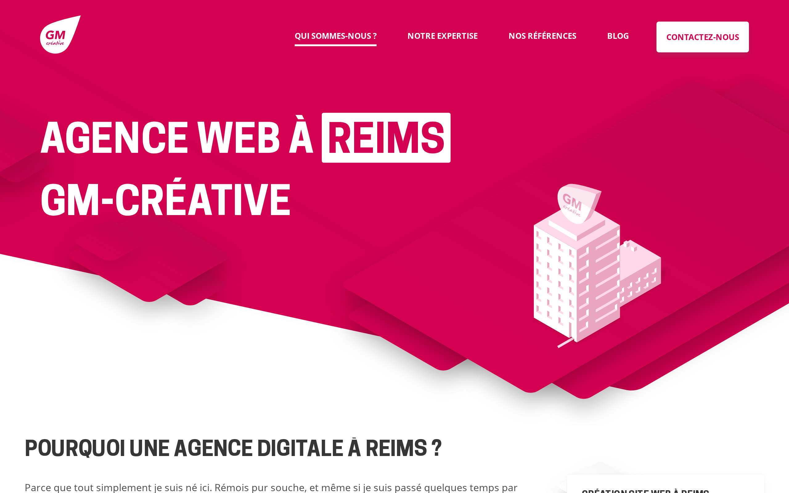 Aperçu du site Gm-Créative