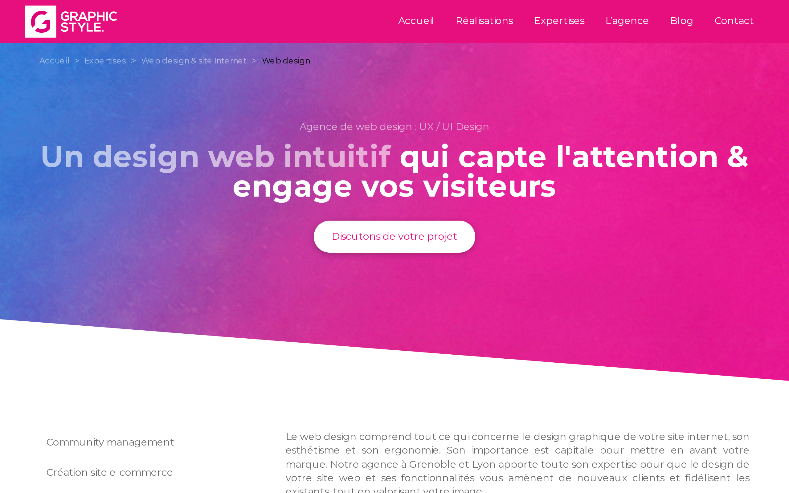Aperçu du site GraphicStyle
