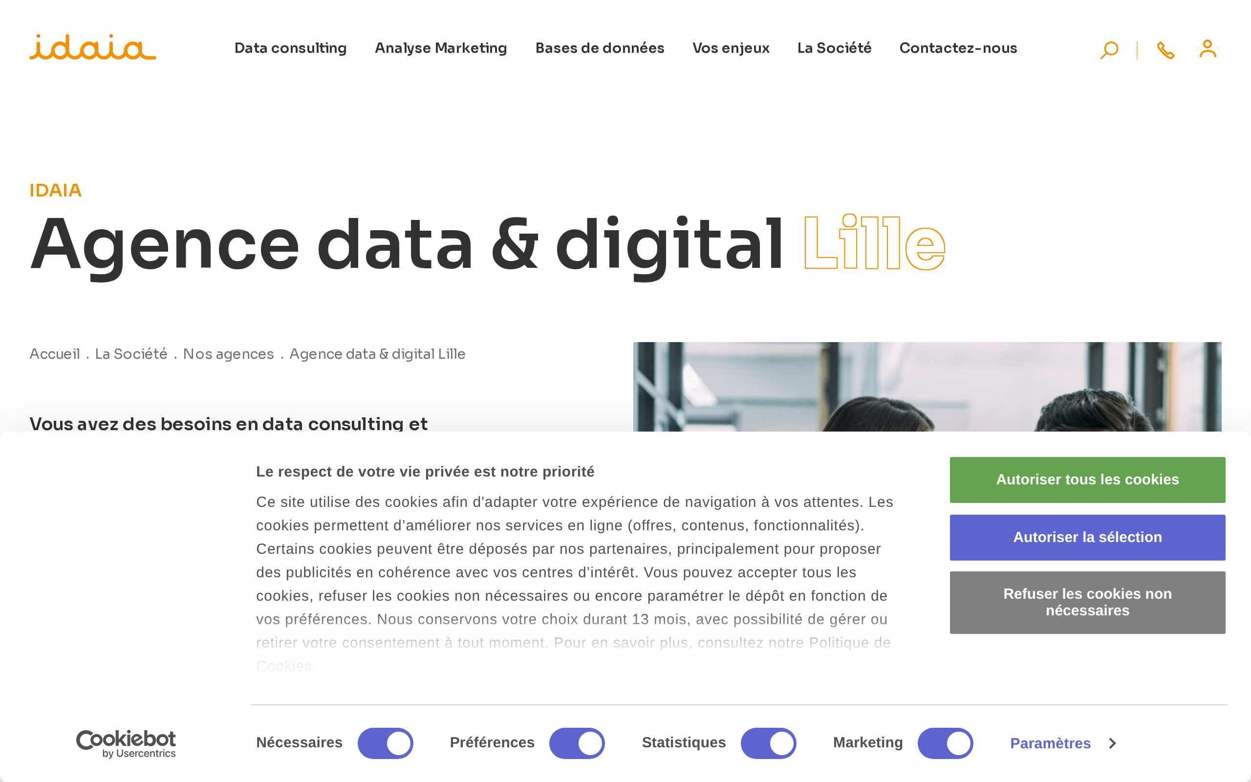 Aperçu du site IDAIA