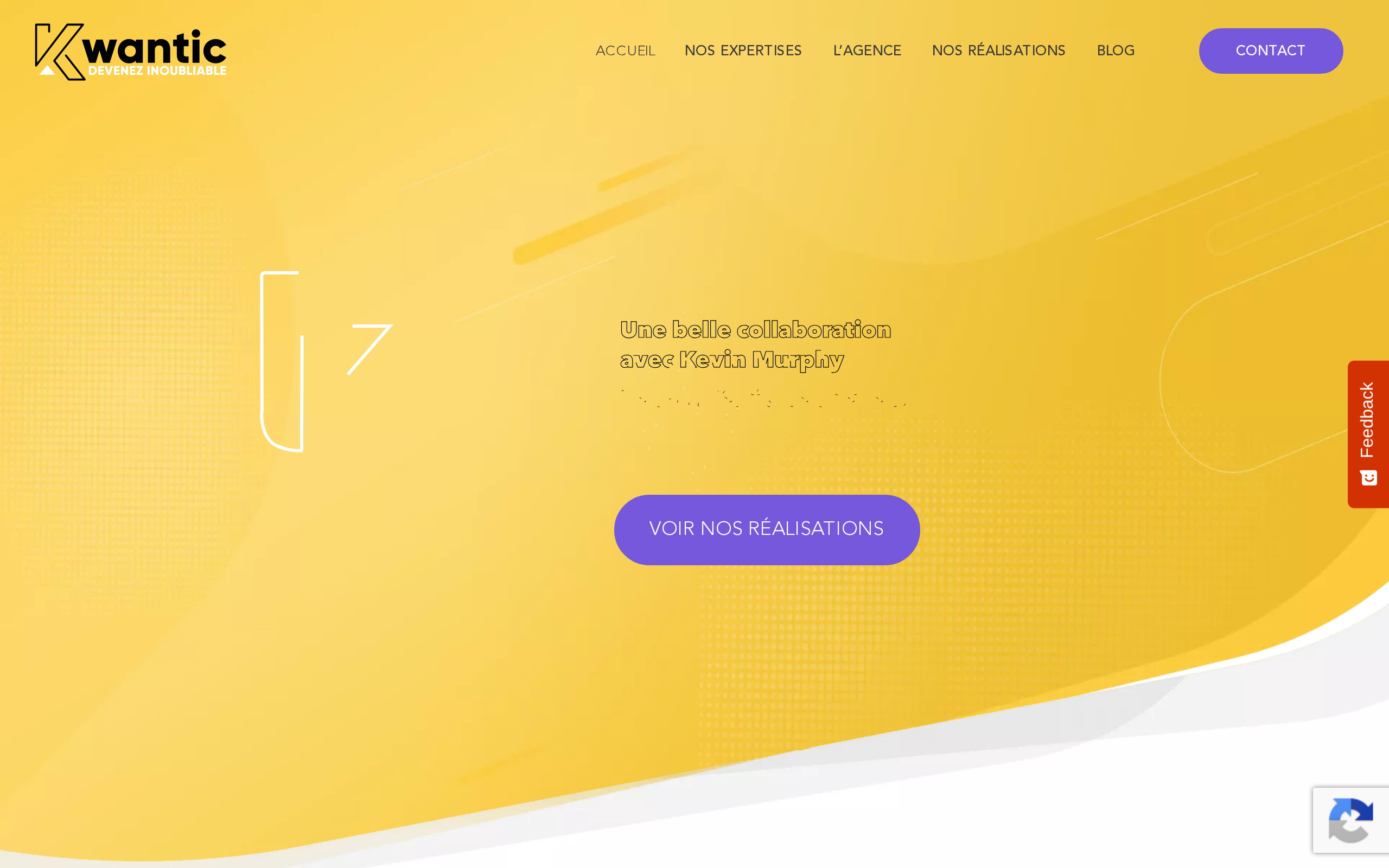 Aperçu du site Kwantic