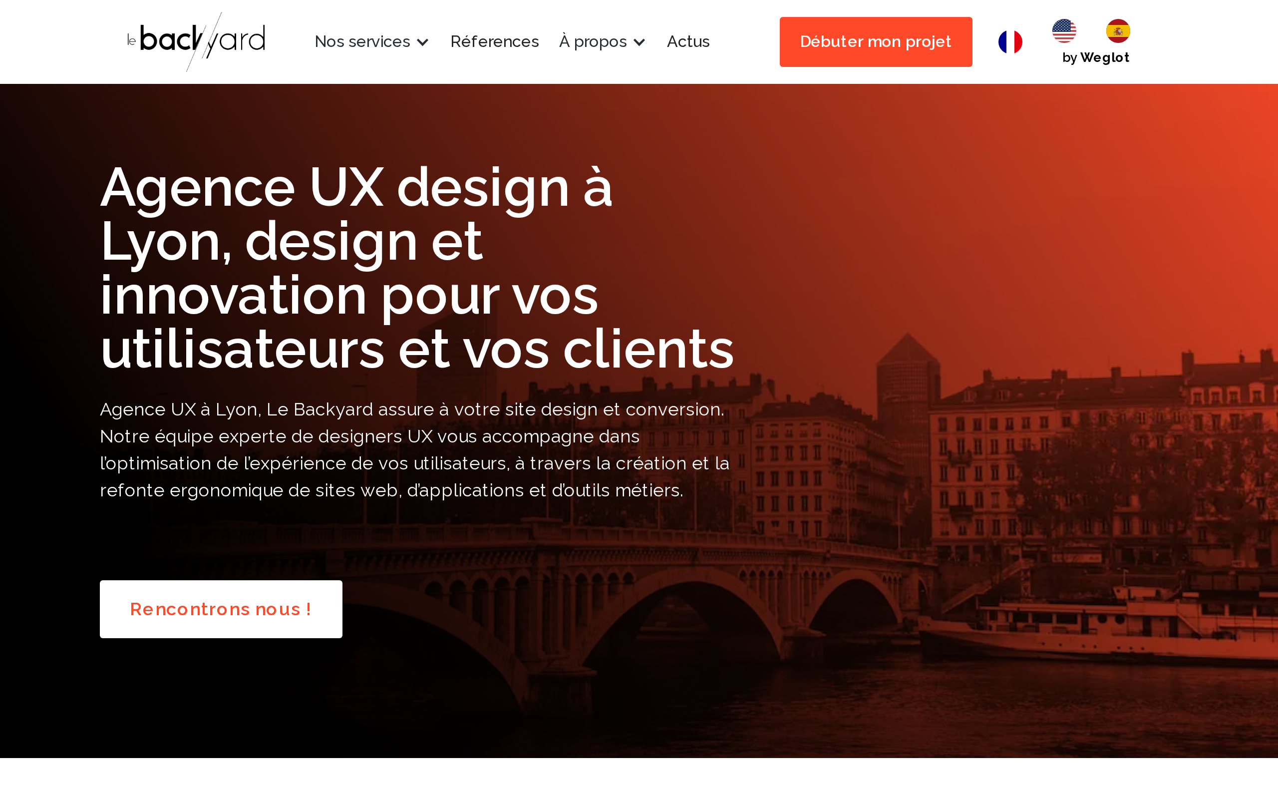Aperçu du site Le Backyard