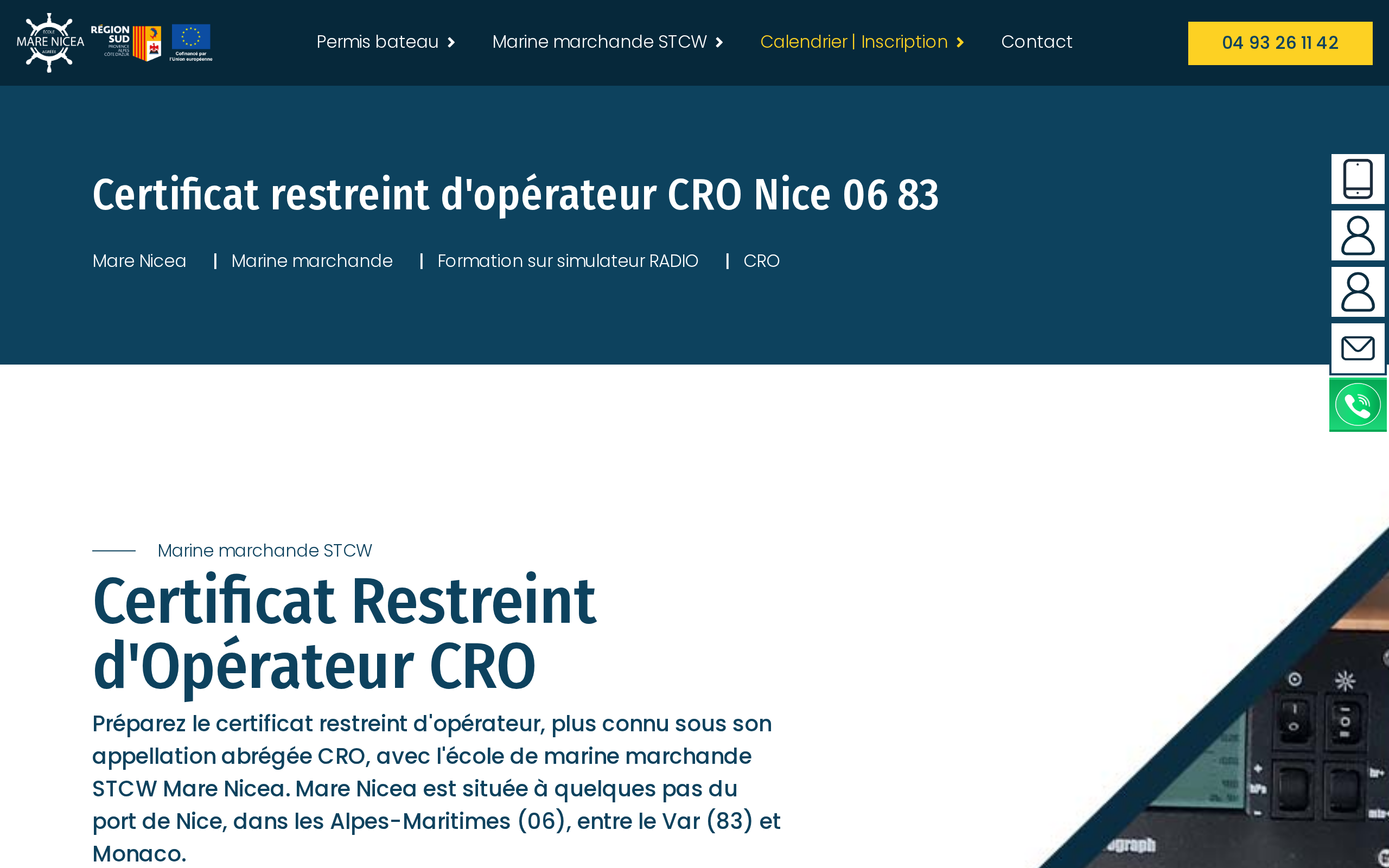 Aperçu du site Mare Nicea