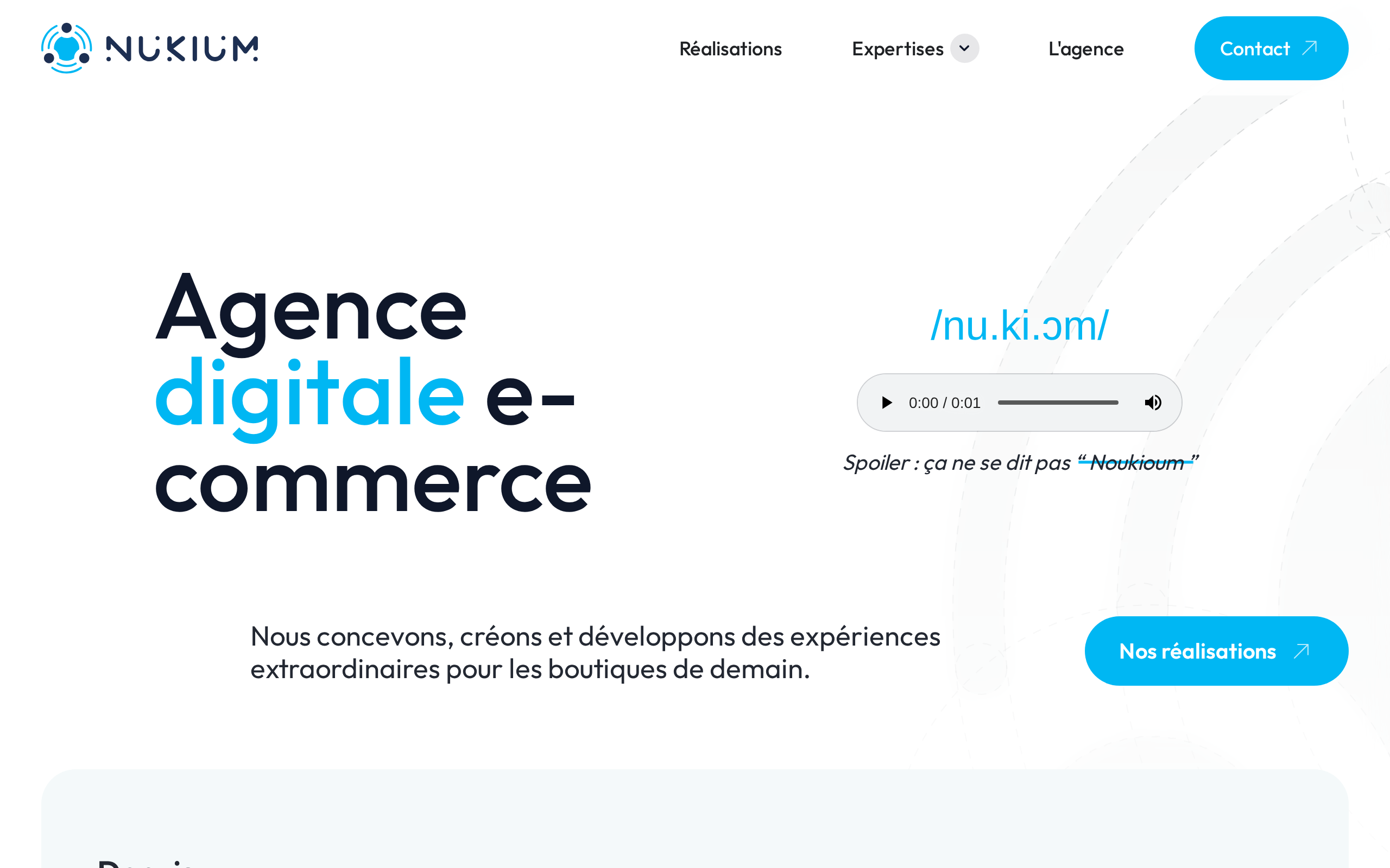 Aperçu du site Nukium