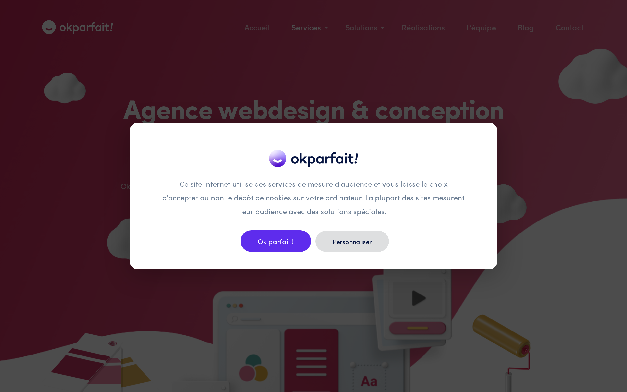 Aperçu du site Okparfait