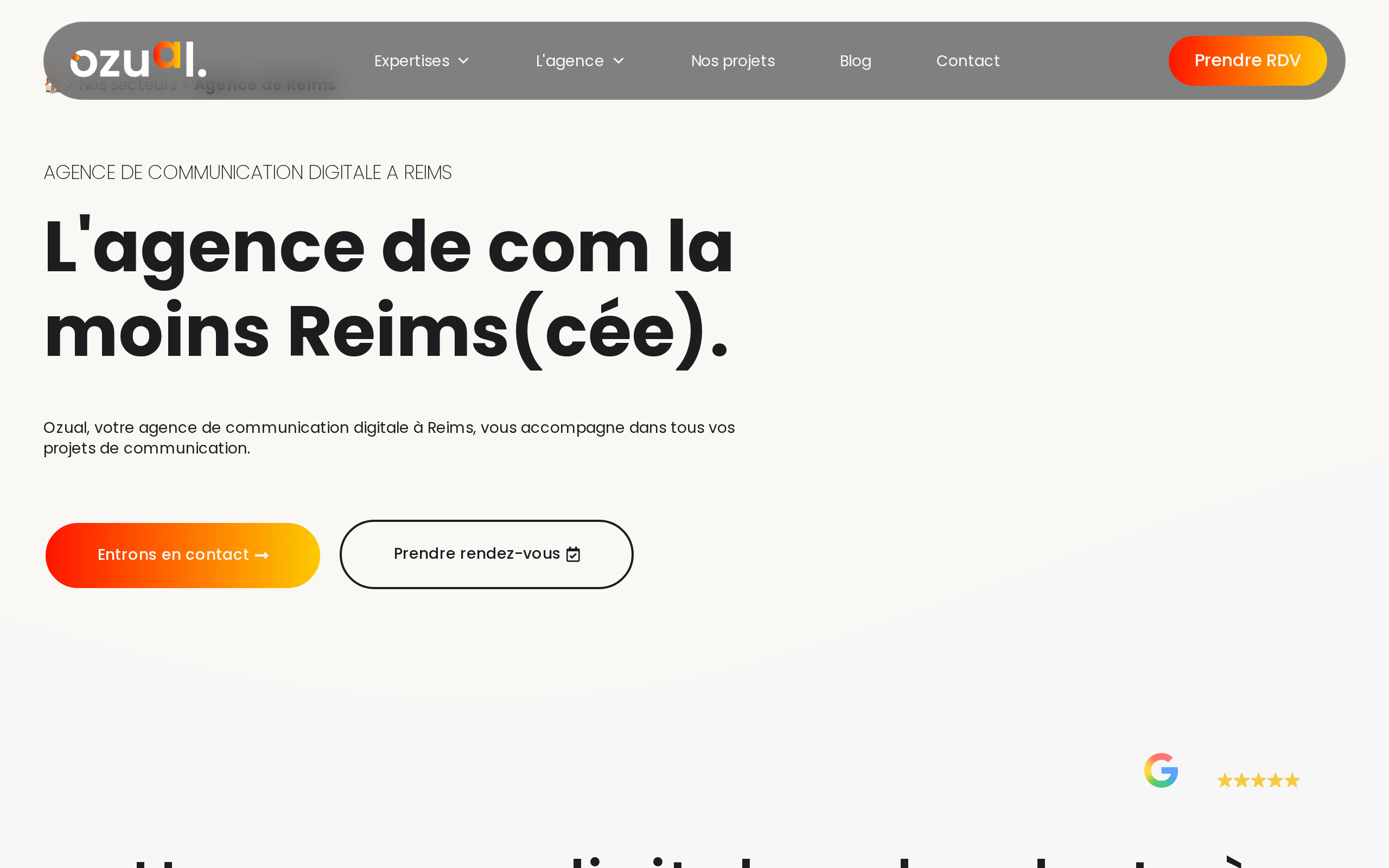 Aperçu du site Ozual