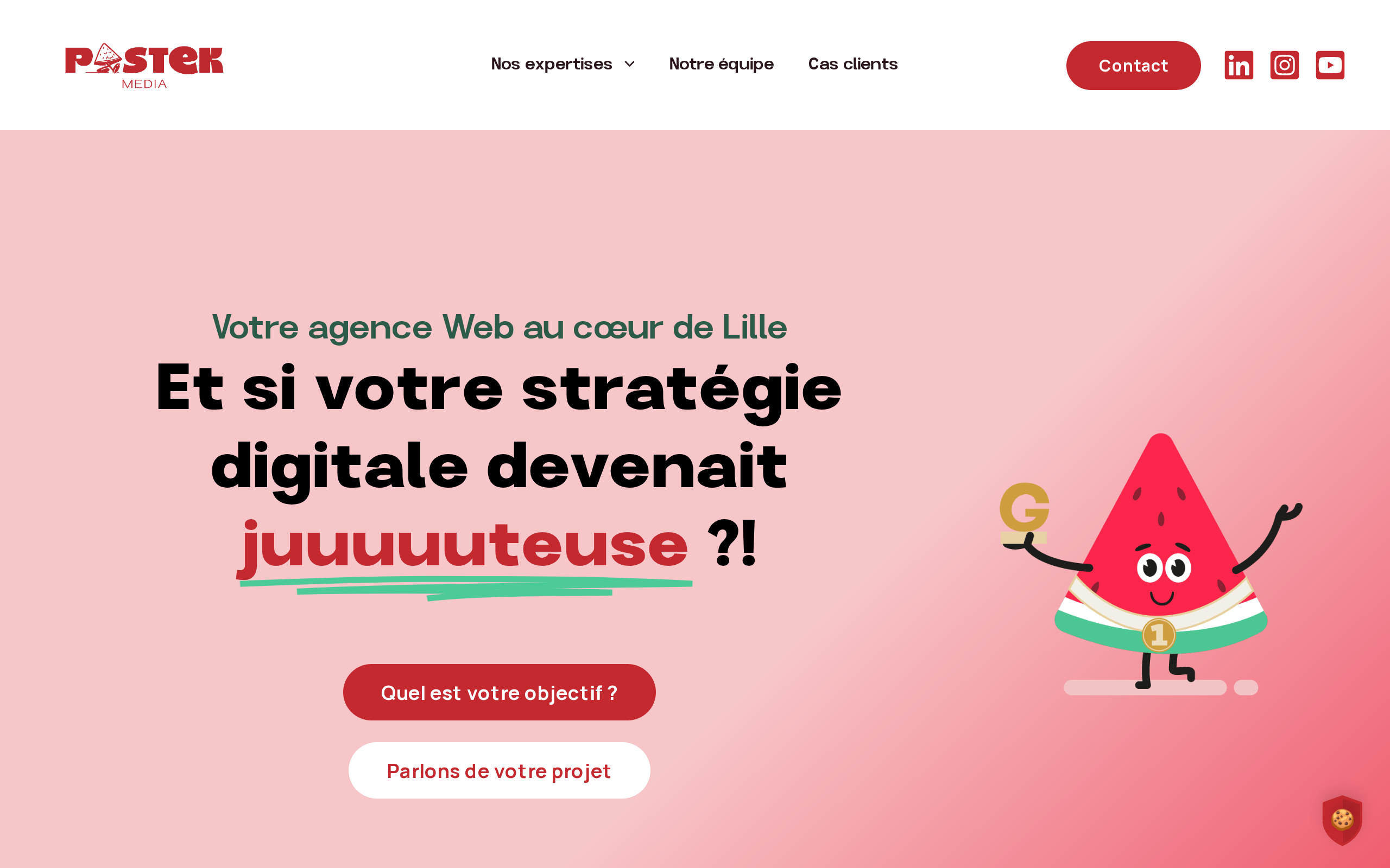 Aperçu du site Pastek Media
