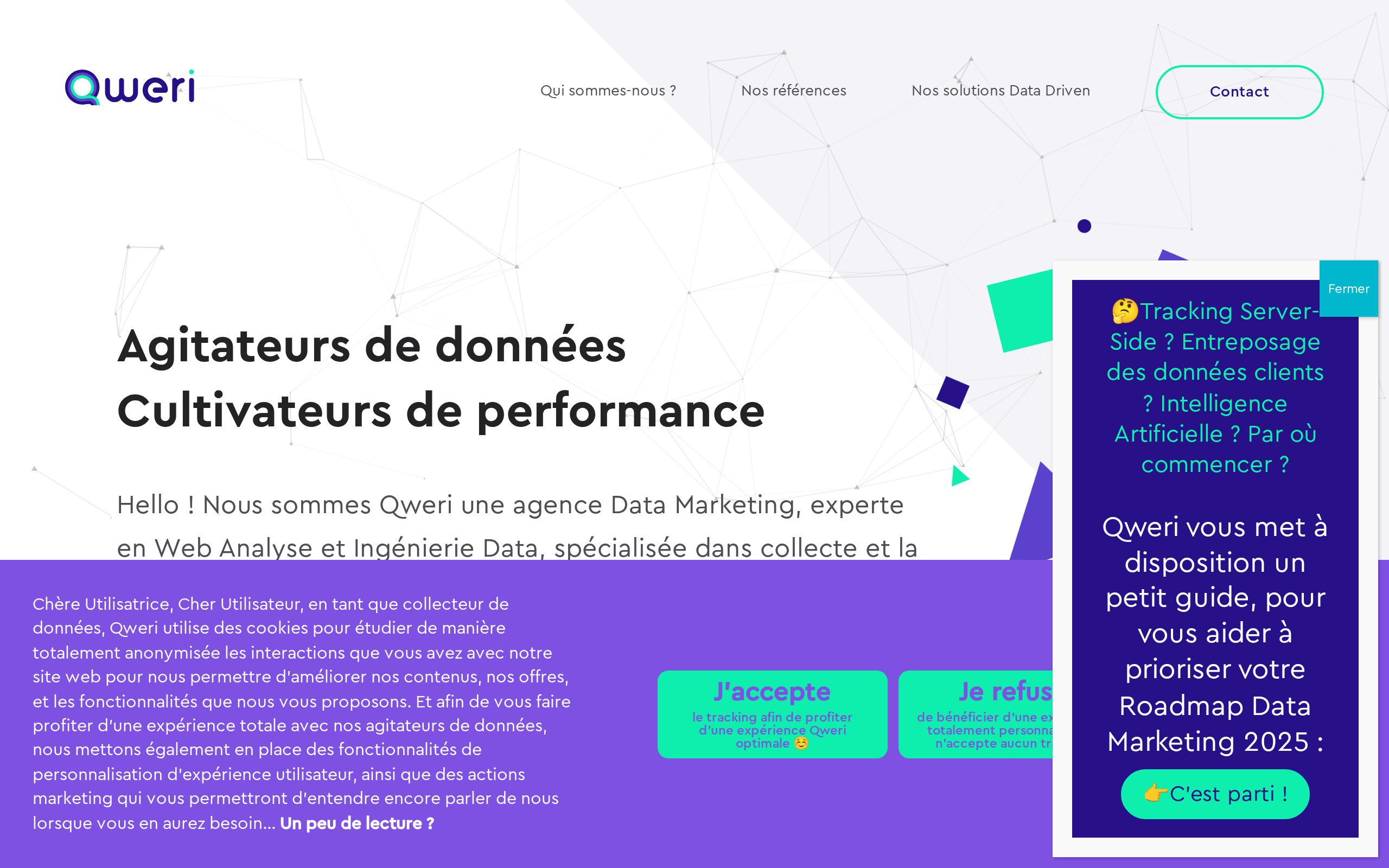 Aperçu du site Qweri