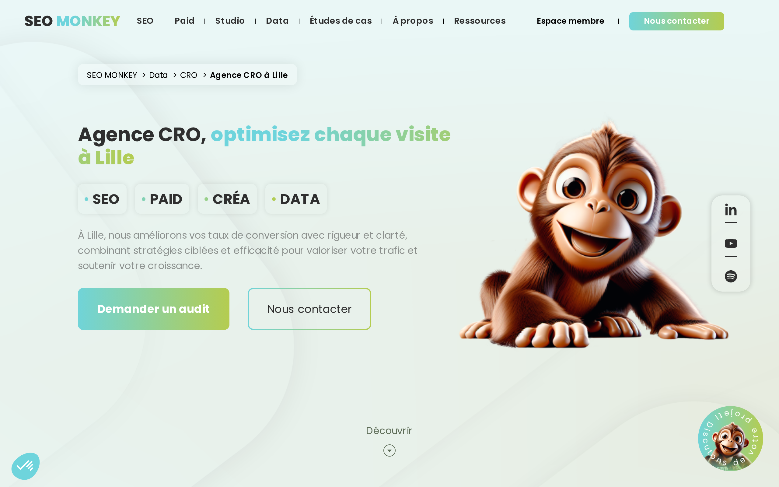 Aperçu du site SEO MONKEY