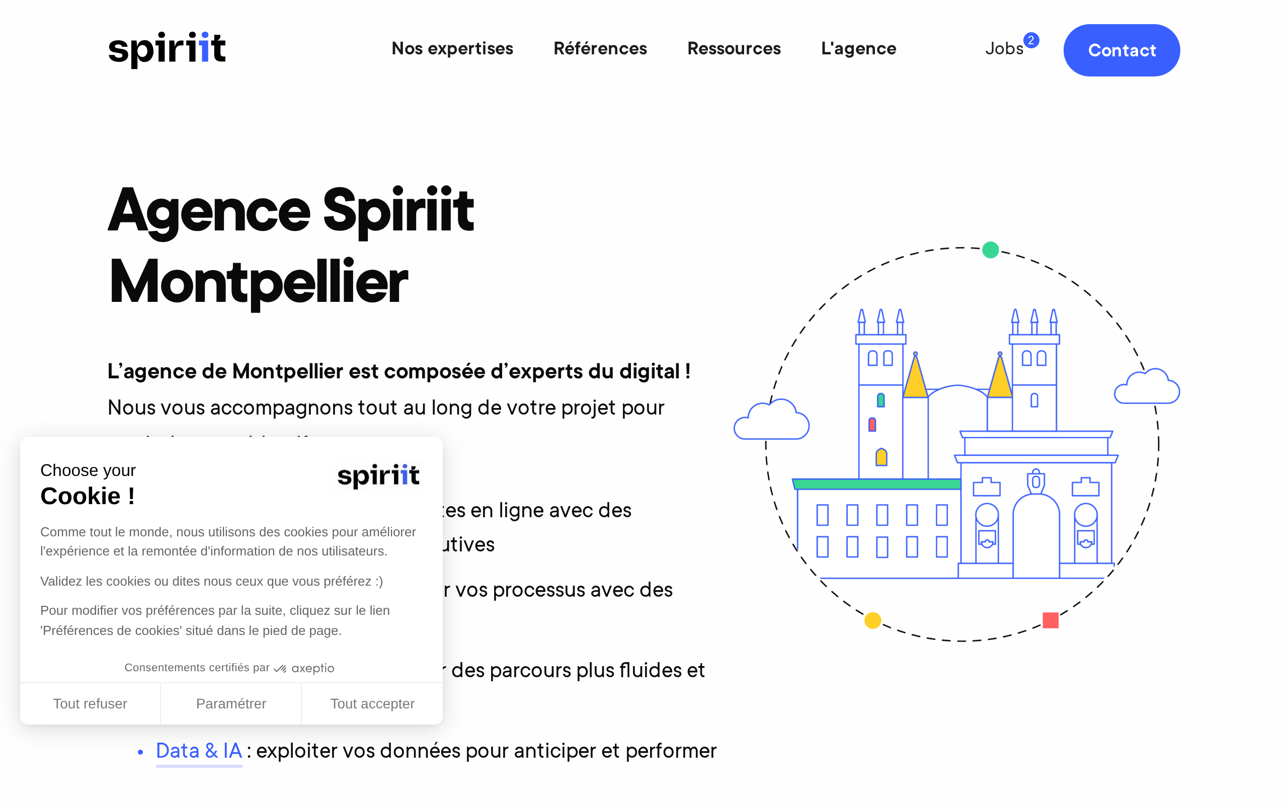 Aperçu du site Spiriit