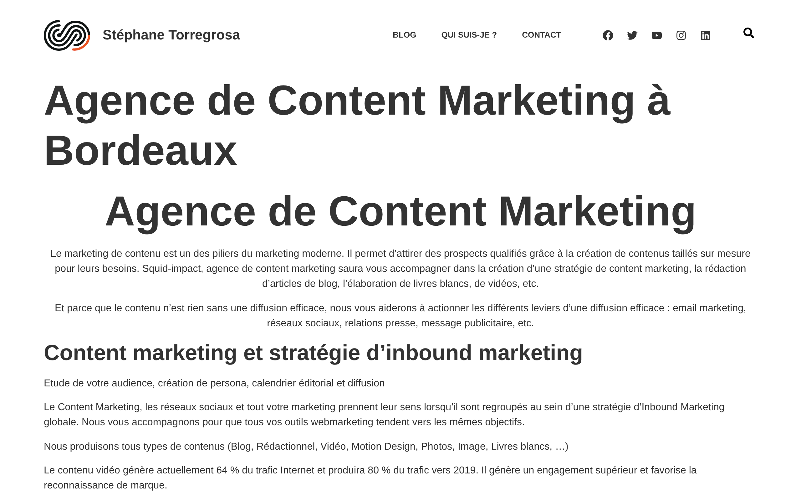 Aperçu du site Squid-impact