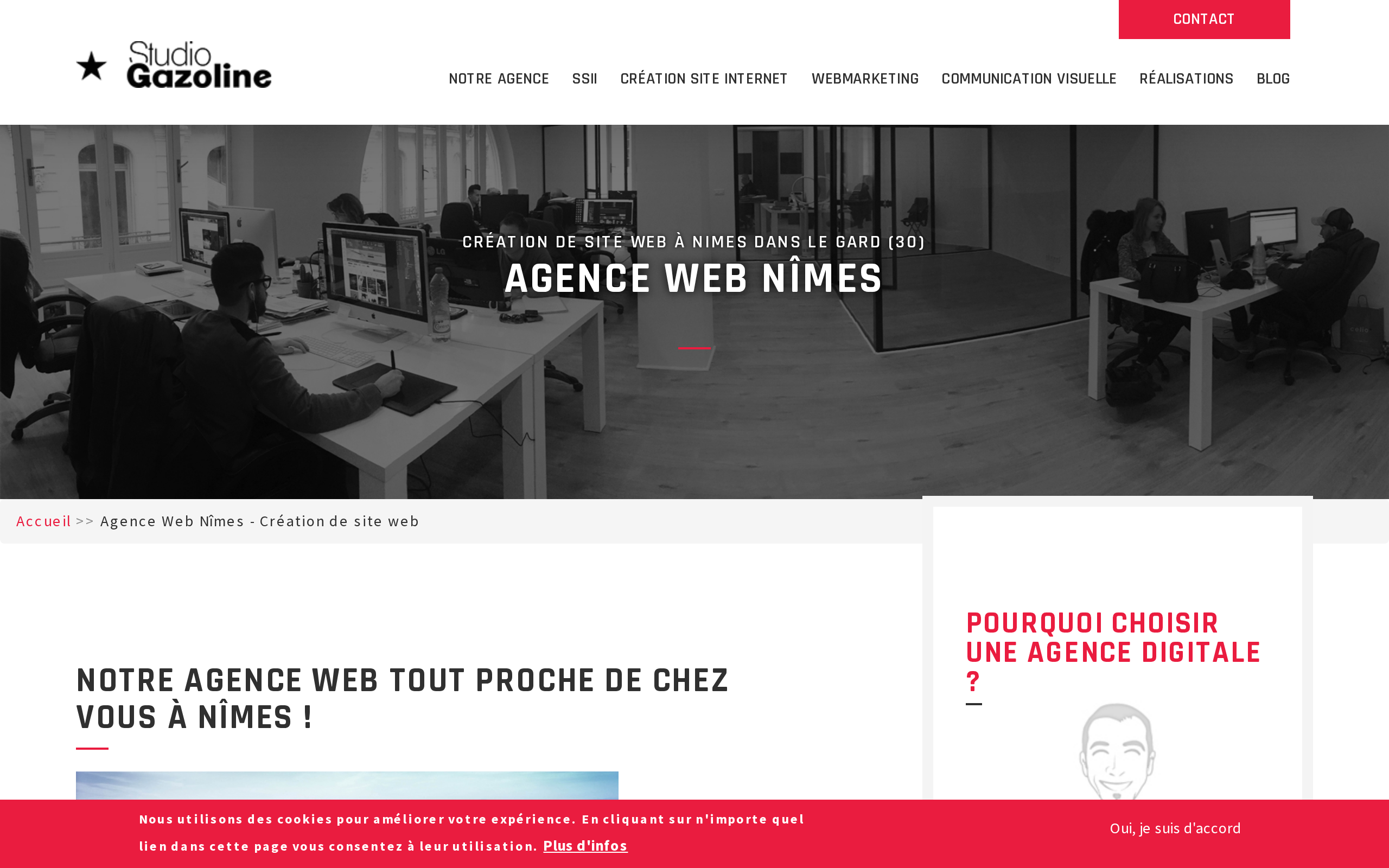 Aperçu du site Studio Gazoline