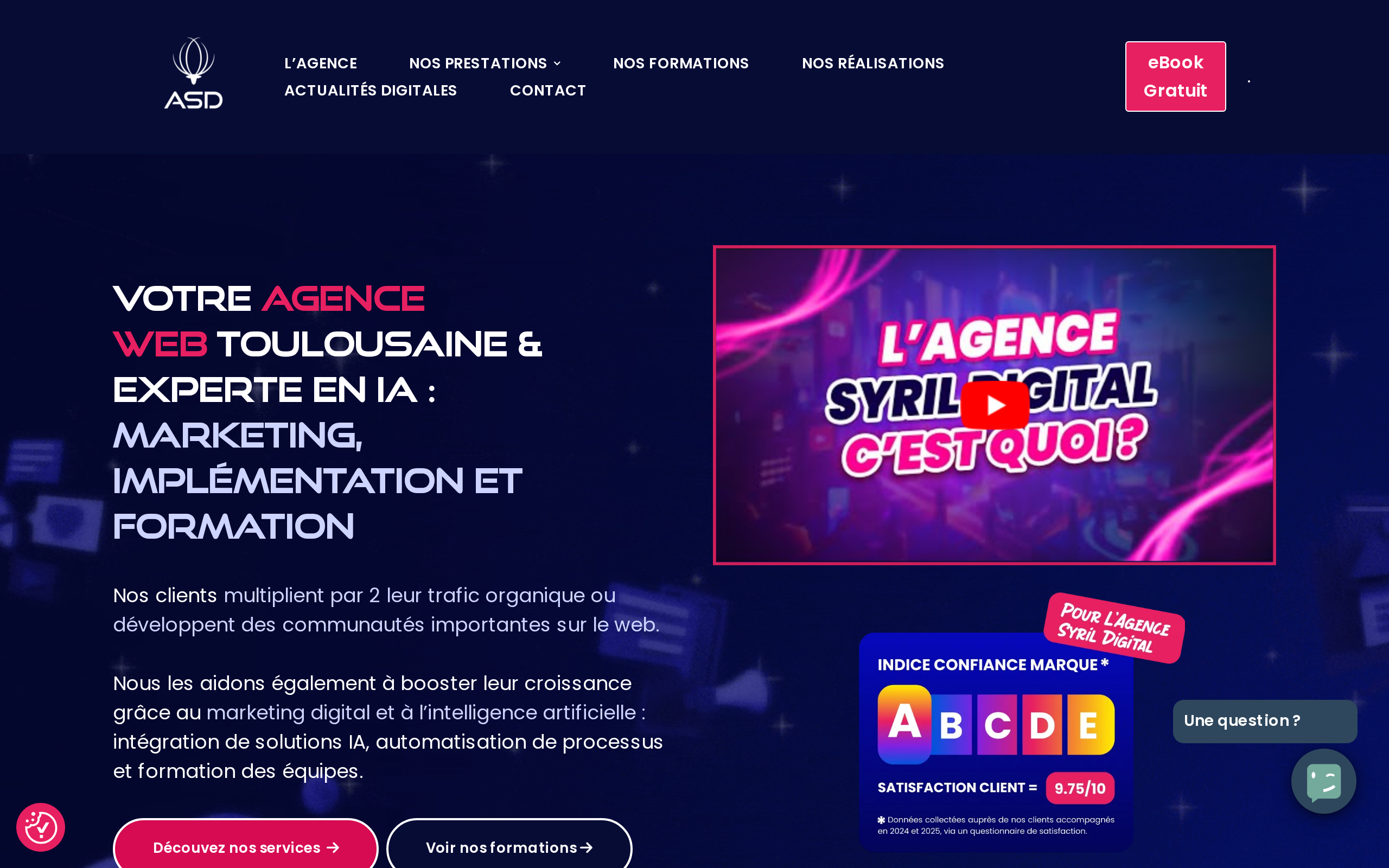Aperçu du site Syril Digital