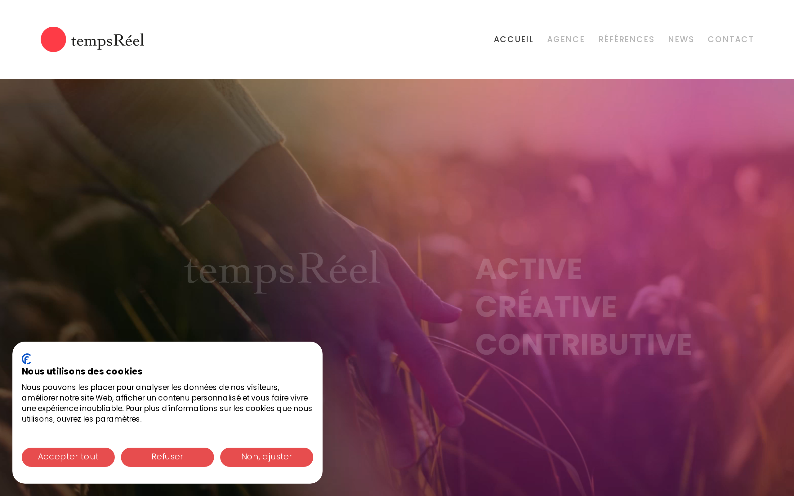 Aperçu du site tempsRéel