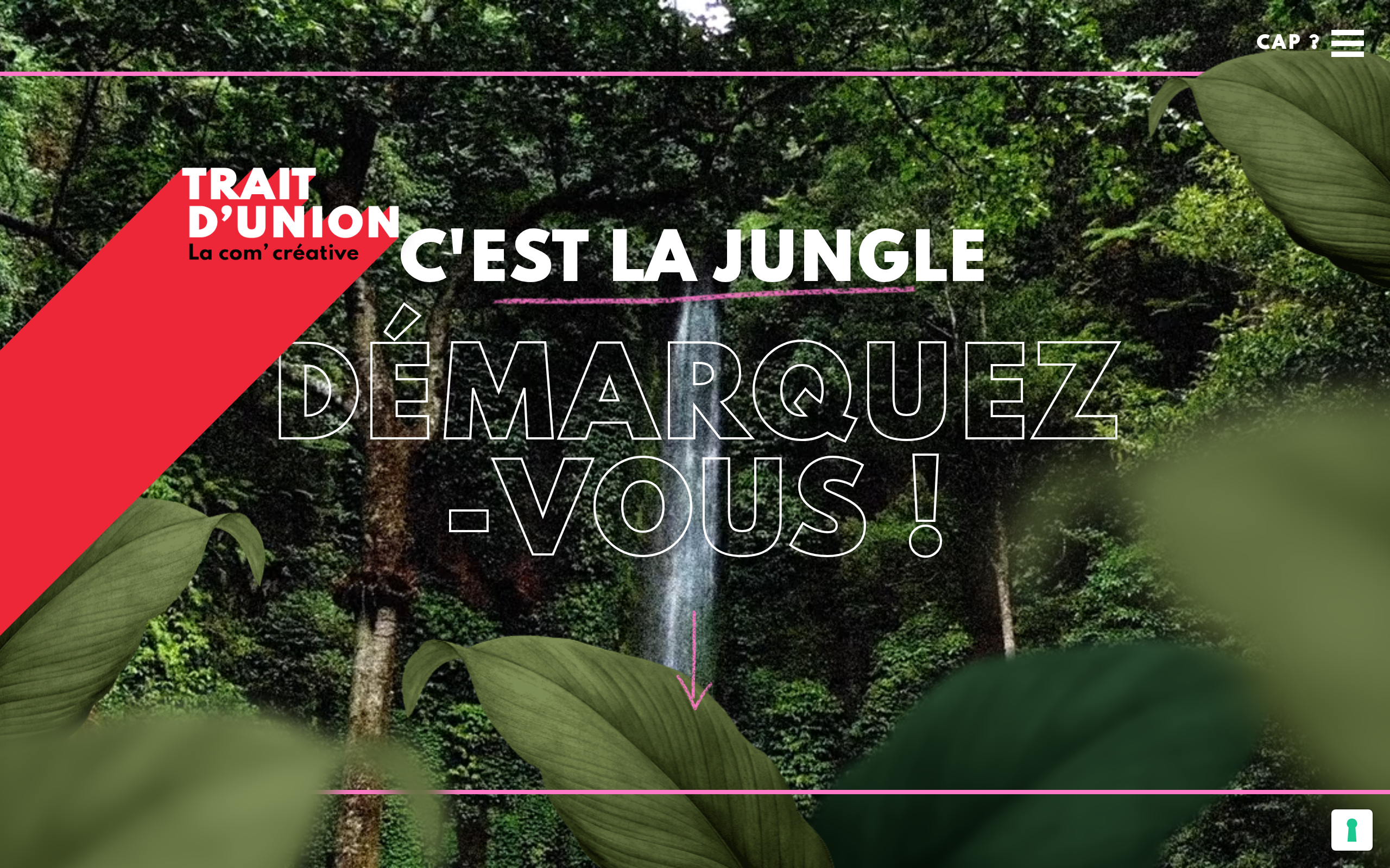 Aperçu du site Trait d'Union