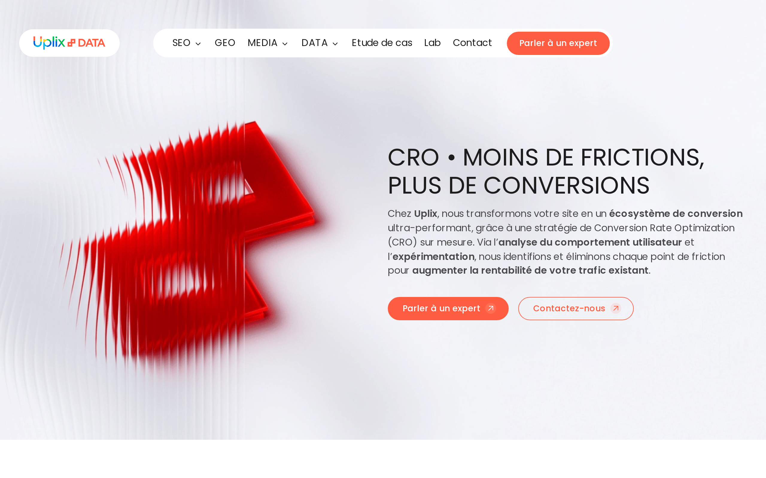 Aperçu du site Uplix