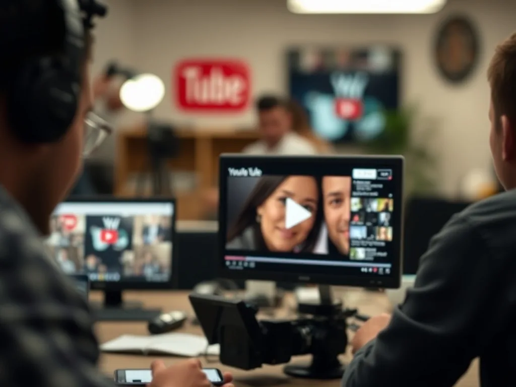 Un utilisateur télécharge une vidéo YouTube en ligne sur son écran d'ordinateur
